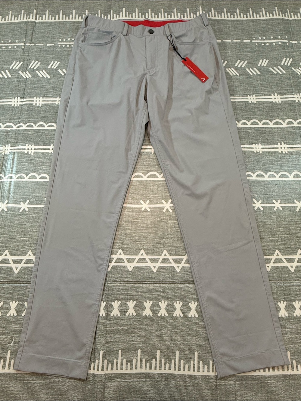 Redvanly Kent Pull-On Pants in Glacier Gray